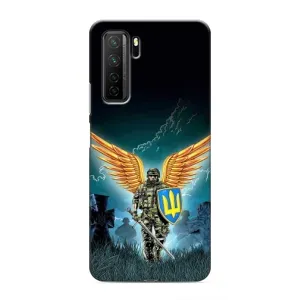 Чехлы с картинкой ЗСУ для Honor 30s (AlphaPrint) (Солдат ЗСУ)