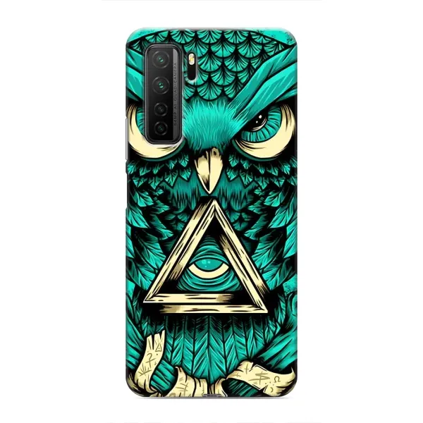 Чехол с принтом «Сова с глазом» для Honor 30s Чехол с принтом «Сова с глазом» для Honor 30s