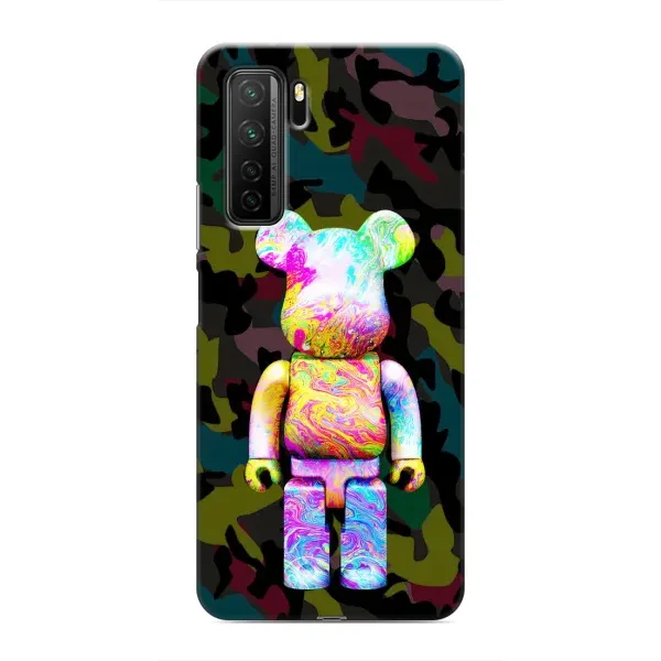 Чохол з принтом «Яскравий Bearbrick» для Honor 30s