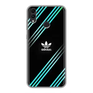 Чехлы Адидас для Huawei Honor 8C (AlphaPrint) (Адидас с полосами)