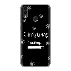 Рождественские, Праздничные Чехлы для Хуавей Хонор 8Ц (Christmas loading)