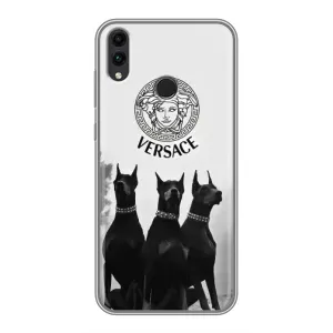 Чехлы VERSACE для Хуавей Хонор 8Ц (PREMIUMPrint) (Доберман Версаче)