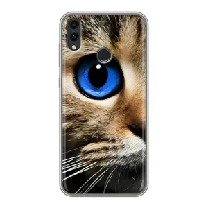 Чехлы с Котиками для Huawei Honor 8C (VPrint) (Глаз кота)