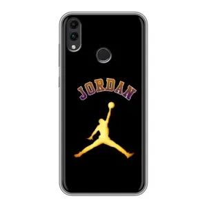 Чехлы для Huawei Honor 8C - с картинкой JORDAN (AlphaPrint) (Jordan Gold)