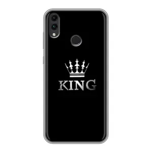Чехол с Короной Хуавей Хонор 8Ц - (AlphaPrint) (KING)