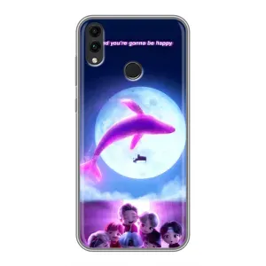 Чехлы BTS для Huawei Honor 8C (AlphaPrint) (КИТ BTS)