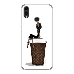 Чехлы Луи Витон для Huawei Honor 8C (AlphaPrint - LOUIS VUITTON) (кофе LOUIS VUITTON)