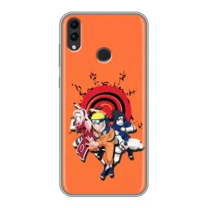 Naruto Anime Чехлы для Хуавей Хонор 8Ц (AlphaPrint) (команда Наруто)