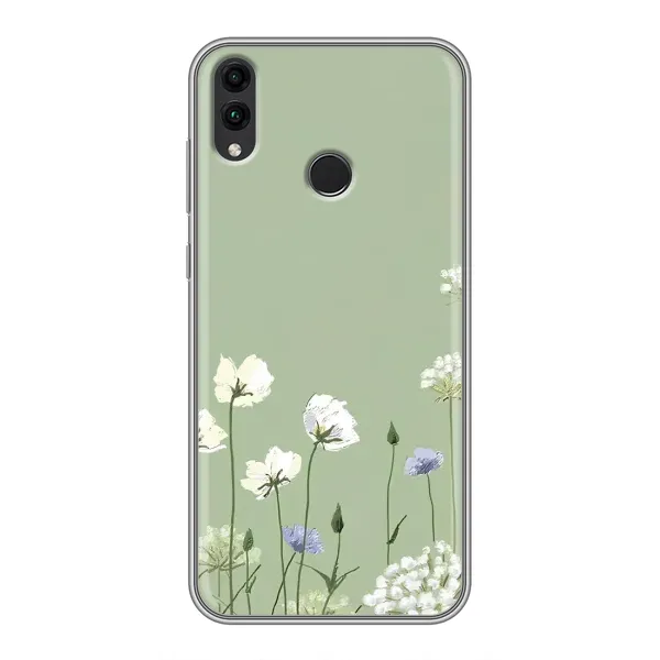 Чехол с принтом «Цветы на зеленом» для Huawei Honor 8C