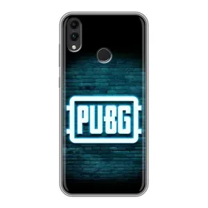 Чехол PUBG для Хуавей Хонор 8Ц (AlphaPrint) (Лого PUBG)