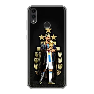 Чехлы для Huawei Honor 8C (Leo чемпион) (AlphaPrint) (Месси Король)