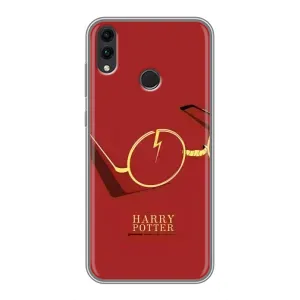 Чехлы с Гарри Поттером для Huawei Honor 8C (AlphaPrint) (очки Гарри)
