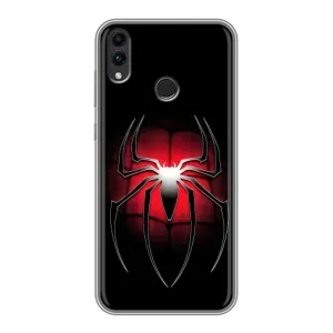 Чехол с человеком пауком для Huawei Honor 8C - (AlphaPrint) (Паук марвел)