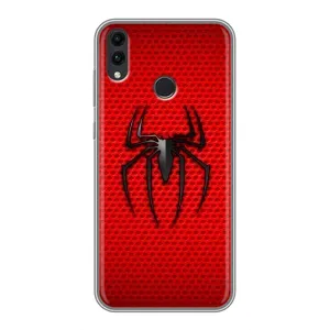 Чехол с человеком пауком для Huawei Honor 8C - (AlphaPrint) (Паук Марвел)