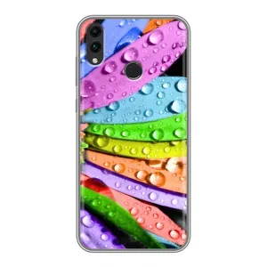 Чехлы (ART) Цветы на Huawei Honor 8C (VPrint) (Семицветик)