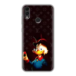 Чехлы для Huawei Honor 8C - Скрудж МакДак Louis Vuitton (PREMIUMPrint) (Скрудж с бриллиантом)