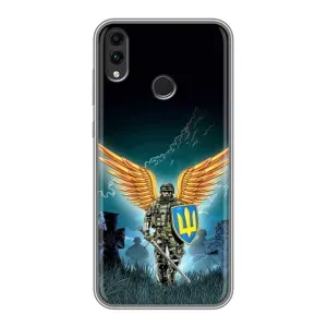 Чехлы с картинкой ЗСУ для Huawei Honor 8C (AlphaPrint) (Солдат ЗСУ)