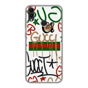 Брендновые Чехлы для Huawei Honor 8C - (PREMIUMPrint) (Стиль GUUCI)