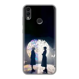 Чехлы Венсдей на Huawei Honor 8C Уэнсдей (AlphaPrint) (Уэнздей и Инид)