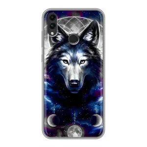 Защитные чехлы для Хуавей Хонор 8Ц (AlphaPrint) (ХИТ продаж) ВОЛК (Волк)