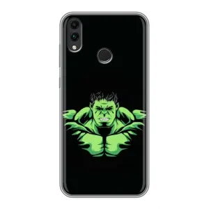 Чехлы с героями Марвел Huawei Honor 8C (VPrint) (Зелёный Халк)