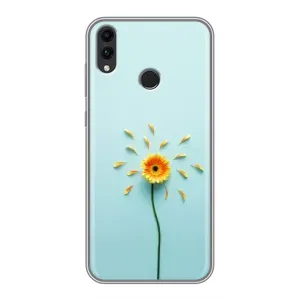 Чехлы с Цветами для Huawei Honor 8C (VPrint) (Желтый цветок)