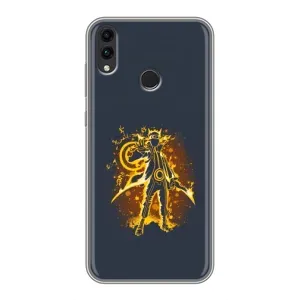 Naruto Anime Чехлы для Хуавей Хонор 8Ц (AlphaPrint) (золотой Наруто)