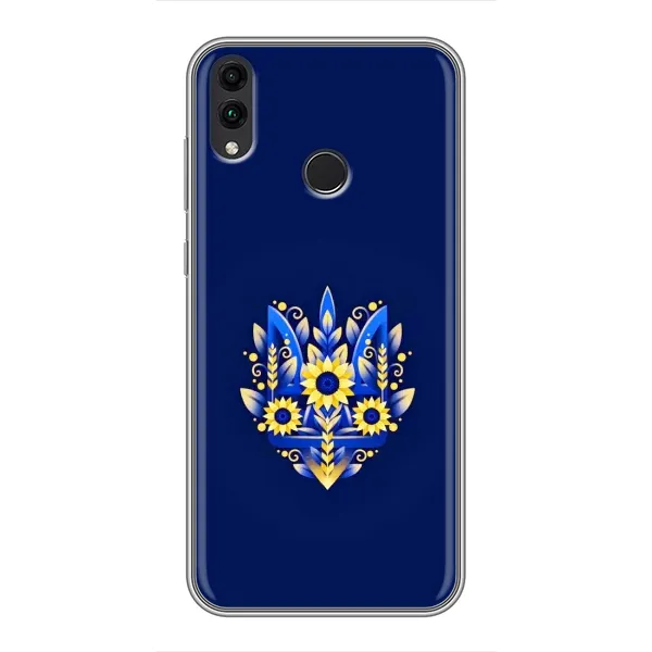 Чехол с принтом «Цветочный Герб» для Huawei Honor 8X Max