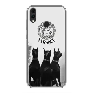 Чехлы VERSACE для Хуавей Хонор 8Икс Макс (PREMIUMPrint) (Доберман Версаче)