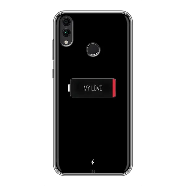 Чехол с принтом «Love battery» для Huawei Honor 8X Max