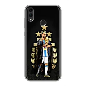 Чехлы для Huawei Honor 8X Max (Leo чемпион) (AlphaPrint) (Месси Король)