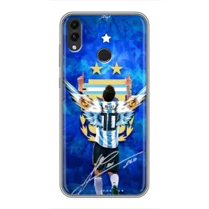 Чехлы для Huawei Honor 8X Max (Leo чемпион) (AlphaPrint) (Месси сборная)