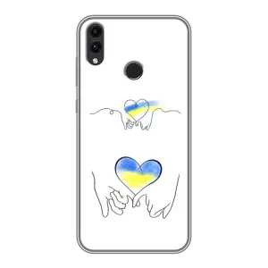 Чохол для Патріота України Huawei Honor 8X Max - (AlphaPrint) (Мир Україні)