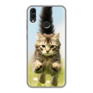Чехлы с Котиками для Huawei Honor 8X Max (VPrint) (Прыжок кота)