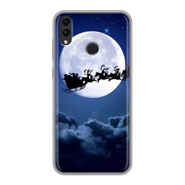 Чехол с принтом «Санта - луна» для Huawei Honor 8X Max