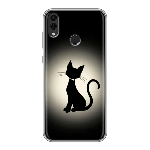 Чехол с принтом «Силуэт котика» для Huawei Honor 8X Max Чехол с принтом «Силуэт котика» для Huawei Honor 8X Max