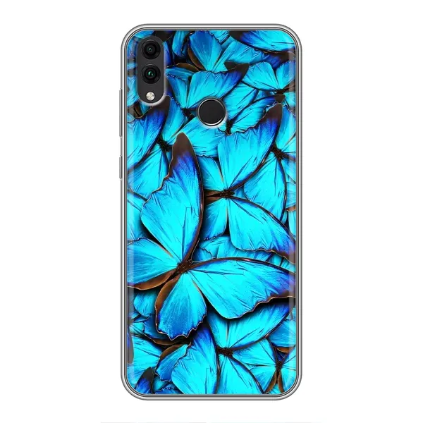 Чехол с принтом «Синие бабочки» для Huawei Honor 8X Max