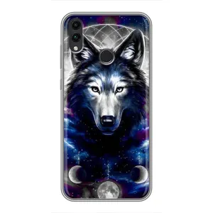 Защитные чехлы для Хуавей Хонор 8Икс Макс (AlphaPrint) (ХИТ продаж) ВОЛК (Волк)