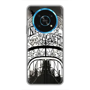 Чохол з дизайном Венздей 2 на Huawei Honor Magic 5 Lite 5G (Ворота Академії Невермор)
