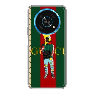 Бренднові Чохли для Huawei Honor Magic 5 Lite 5G - (PREMIUMPrint) (Барт ГУЧЧІ)