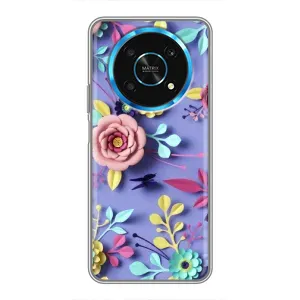 Чехлы с Цветами для Huawei Honor Magic 5 Lite 5G (VPrint) (Цветочный дизайн)