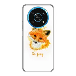 Чехлы с картинкой Лисички для Huawei Honor Magic 5 Lite 5G (VPrint) (Девочка Лиса)