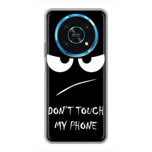 Чехол для Хуавей Хонор Мэджик 5 Лайт 5G - (AlphaPrint) с печатью (ТОП продаж) (Dont Touch)