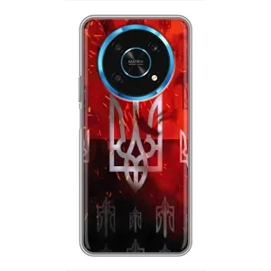 Украинские Чехлы для Huawei Honor Magic 5 Lite 5G с картинкой УПА (AlphaPrint) (ГЕРБ УПА)