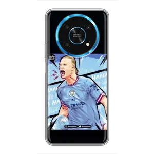 Чехлы с футболистом Ерлинг Холанд для Huawei Honor Magic 5 Lite 5G (AlphaPrint) (гол Эрлинг Холланд)