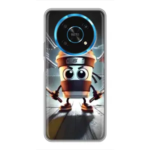Чехол с мемом Тралалело тралала на Huawei Honor Magic 5 Lite 5G (Капучино асасино)
