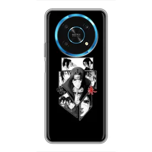 Чехлы на тему: Итачи Учиха для Huawei Honor Magic 5 Lite 5G (AlphaPrint) (коллаж Итачи)