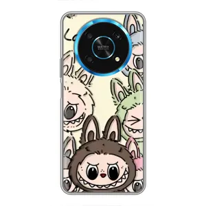 Чохол з Лабубу на Huawei Honor Magic 5 Lite 5G (Золота мавпа Bored Ape)