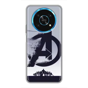 Чехлы с героями Марвел Huawei Honor Magic 5 Lite 5G (VPrint) (Команда А)