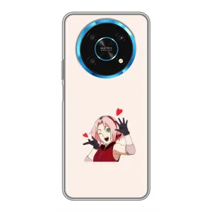 Чехлы Персонажи Аниме Наруто для Huawei Honor Magic 5 Lite 5G (AlphaPrint) (Лайк Сакура)